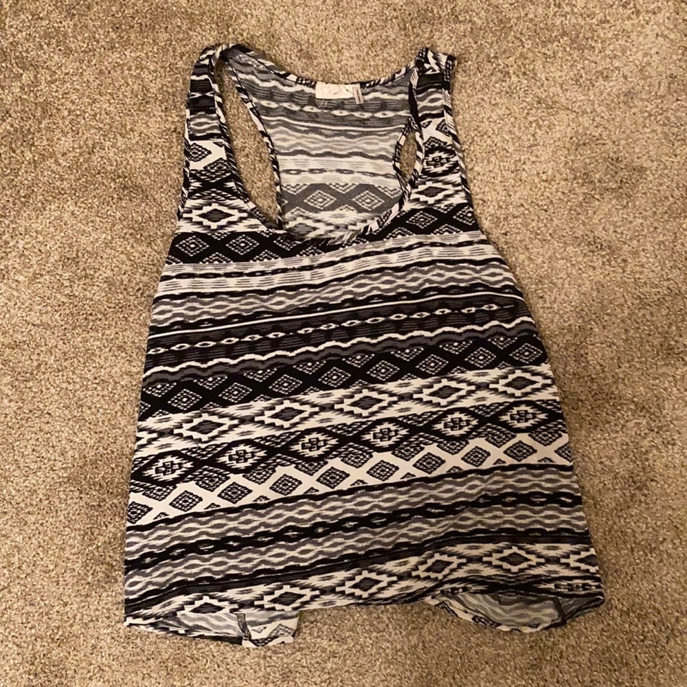 Patterned Crop Tank